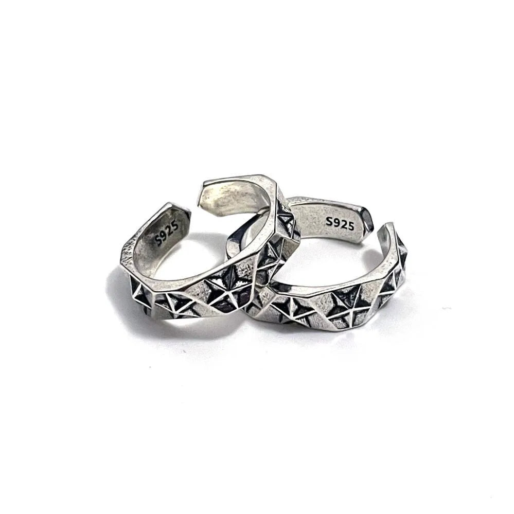 925 Sterling Silver Star Rings For Women Luxury Designer Jewelry Trending Products Accessories Wholesale
